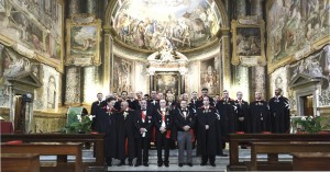 Cerimonia d'Investitura dei Cavalieri di Malta presso la Basilica di San Vitale